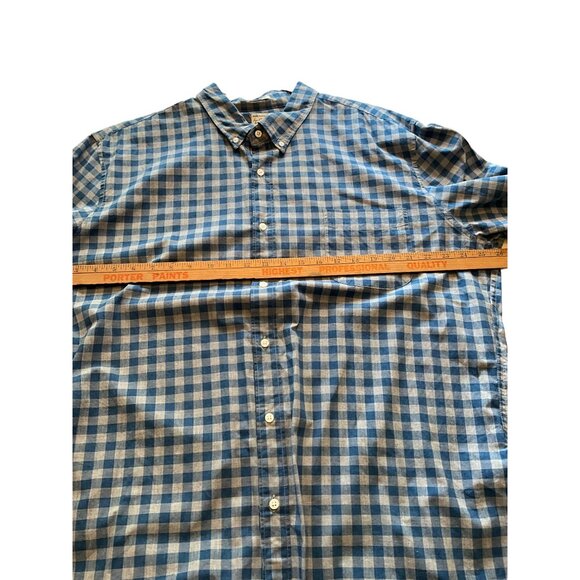 J Crew Long Sleeve Button Up Blue/Light Gray Men's Shirt‎ XXL - Picture 7 of 8